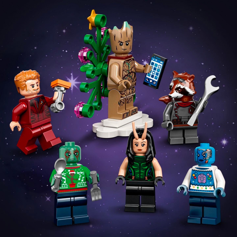 Un set Lego/Calendrier de l'Avent pour Guardians of the Galaxy Holiday